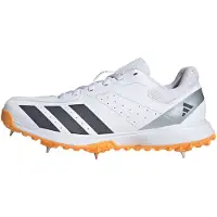 Adidas Sportschoen 'Howzat Spike' zilvergrijs / zwart / wit