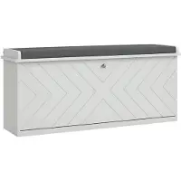HOMCOM -Schoenenbank-Spaanplaat-100x26x44,5cm-Wit
