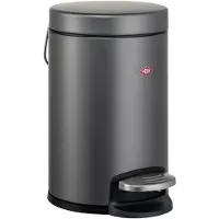 Wesco Kosmetik 133 Afvalbakje | Pedaalemmer | 3 Liter | Metaal - Mat grafiet | Make-up Afvalemmer