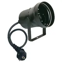Showtec parcan 36 pinspot zwart