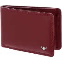 Golden Head Leren portemonnee Polo RFID Protect Minischeintasche 1193 Rot donkerrood