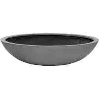 Pottery Pots Bloempot Natural Jumbo Bowl L Grey 110 x 27 cm