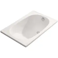 Jika Riga - Zitbad, 105x70x38 cm, wit H2340000000001