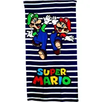 Super Mario Strandlaken, High Five - 70 x 140 cm - Polyester