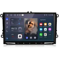 Hexinex Octa-Core autoradio Geschikt voor VW GOLF 5 6 Touran Tiguan - Draadloos CarPlay, Android Auto, multimediaspeler, 6GB+128GB