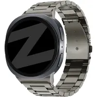 Bandz Stalen Band 'Classic' (Grafiet) geschikt voor Samsung Galaxy Watch 9 (40/44mm) / Watch 8 (40/44mm) / 8 Classic (46mm)