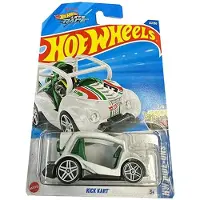 Hot Wheels KICK KART WHITE 23/250 (1:64) HW RIDE ONS NETFLIX RACE 2/5 LONG CARD