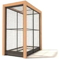 Glorenza Valentijn - Kattenren - Aluminium - Antraciet - 103x190x202 cm