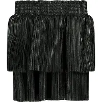 Quapi korte rok met glitter zwart Meisjes Polyester Gemêleerd - maat 110/116