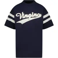 Vingino Oversized T-shirt Hoyt Jongen Blauw 116