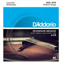 D'addario And Co EJ78 STRING SET FOR MANDOCELLO