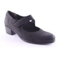 Durea 5679 wijdte E Bandschoenen | Maat 6.5 Dames Zwart