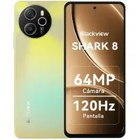 Blackview Haai 8 (Dual Sim - 6,78"- 256 GB, 8 GB RAM) Goud, Smartphone