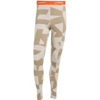 Adidas Sportbroek 'Multi Synthetic Base Layer' beige / ecru / donkeroranje