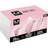 Fresh 'n Rebel 8bnd-wc-cb-pb-pp - Bundel Draagbare Powerbank Roze