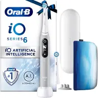 Oral-B iO Series 6 Opal Grey Elektrische Tandenborstel - Gift Edition