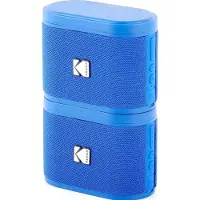 Kodak SoundBrix Bluetooth Speaker – Draadloze Muziek Box –5W RMS - 2pcs – Blauw