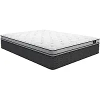 Vente-unique Witte bedbodem met opbergruimte van 160 x 200 cm + hybride pocketveringmatras en geïntegreerde topper van 30 cm dik - GAMIANI van YSMÉE