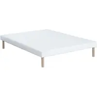 Vente-unique Set 140 x 190 cm bedbodem met opbergruimte + hybride matras met 7-zones pocketveren en memory foam dikte 30 cm - ILYROS van YSMÉE