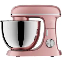 ROYAL SWISS Robot patissier - - 2000W 8,5L XXL - RVS kom - 6 snelheden - Roze