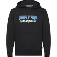 Patagonia Hoodie Unisex P-6 Logo Uprisal Black-S