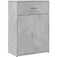 vidaXL Dressoir 60x30x84 cm bewerkt hout betongrijs