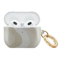 Selencia Vivid Case voor de Apple Airpods 3 - Desert Waves Beige