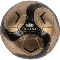 Get & go Voetbal Gold Line - Goud/Grijs - Maat 5 - Diameter ca. 22 cm