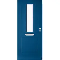 Skantrae Voordeuren SKN 2726 Iso satinato blanke bies glas | massief hardhout | Deurengigant.nl
