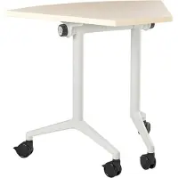 Beliani CAVI - Bureau inklapbaar - Lichtbruin - 90 x 64 cm - MFC