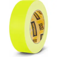 Adam hall 58065NYEL gaffer tape 38 mm x 25 m neon geel