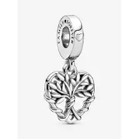 Pandora Bedel Silver Hart Stamboom Charm 799149C00