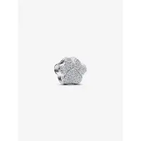 Pandora Bedel Silver Getextureerde Mini Pootafdruk Charm 794043C00