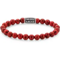 Rebel & Rose Red Delight RR-80099-V-L Armband 8mm 19cm