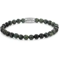 Rebel & Rose Green Rocks RR-60139-S-L Armband 6mm Groen 19cm