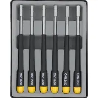Donau Elektronik Schroevendraaierset Elektronica en fijnmechanica 6-delig Dop (zeskant)