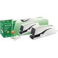 Leitz NeXXt Elektrische nietmachine 5533 Volledig strip 20 Vellen Wit E2 Kunststof, Metaal
