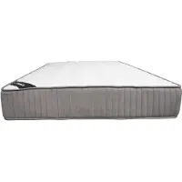 Vente-unique Set 140 x 190 cm gewatteerde bedbodem + matras van veerkrachtig schuim en instap van latex van 30 cm dik - MALINO van YSMÉE