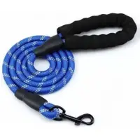 Topmast Looplijn Nylon - Lengte 120 cm - 12mm met Stevige Softgreep - Blauw gemeleerd