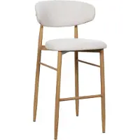 Giga Meubel Barkruk Alexia Beige/Naturel