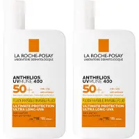 La Roche-Posay Anthelios UVMUNE 400 Onzichtbare Zonnebrand Fluide SPF50+ - Voordeelbundel 2x50ml