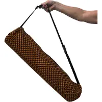Maame Tumi Yogamat-tas | Handgemaakt in Ghana | Sportief cadeau | Tas voor yogamat | Tas met sleutelvakje | Fairtrade draagtas voor yogamat | Yogabag | Goed doel