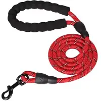 Topmast Looplijn Nylon - Lengte 120 cm - 12mm met Stevige Softgreep - Rood gemeleerd