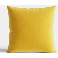 Markizeta VELVI Serie - Gele Kussenhoes - 40x40cm - Aksamit Zacht - Hoge Kwaliteit