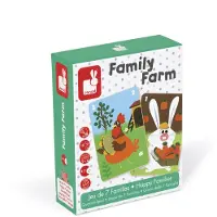 Janod - Spel - Gelukkige familieboerderij kwartet