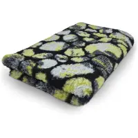 Vetbed Vet Bed - Stepping Stones - Groen - Antislip Hondenmat - 150 x 100 cm - Waterafstotend - Latex Antislip - Benchmat Hond - Hondendeken - Hondenkleed - Machinewasbaar