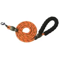 Topmast Looplijn Nylon - Lengte 120 cm - 12mm met Stevige Softgreep - Oranje gemeleerd