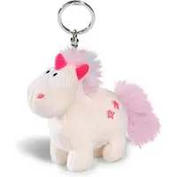 Nici Eenhoorn Theodor sleutelhanger 10 cm - staand sleutelhanger fluffy