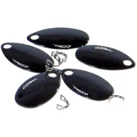 Predox Sakana Spinning Blades – Mini spinnerblaadjes met ruitertjes voor baars en forel Black