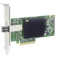 Lenovo ISG ThinkSystem Emulex LPe35000 1-poorts PCIe Vezelkanaaladapter V2 (PCI Express 4.0 x 8), Netwerkkaarten, Zwart, Groen, Zilver